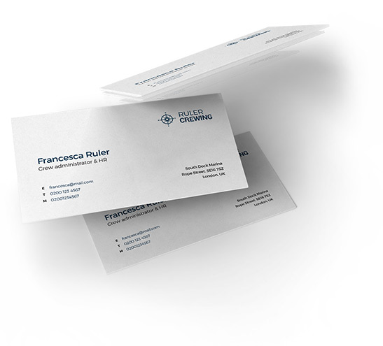 Creative branded business cards