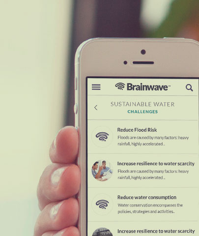 Brainwave website on mobile responsive design 3