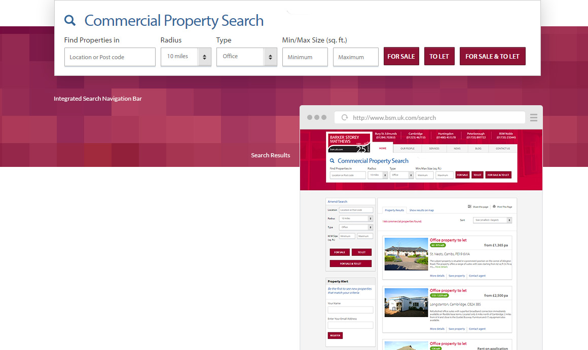 Barker Storey Matthews website property search