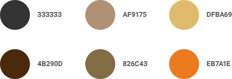 Coffeegram website example color palette 3