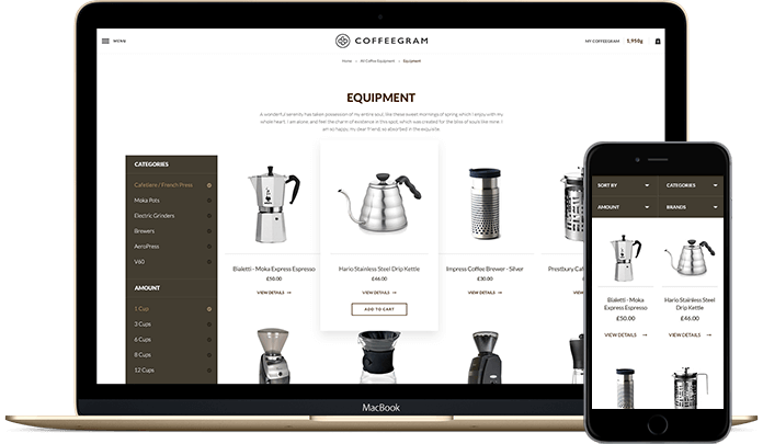 Responsive Ecommerce on different devices 5