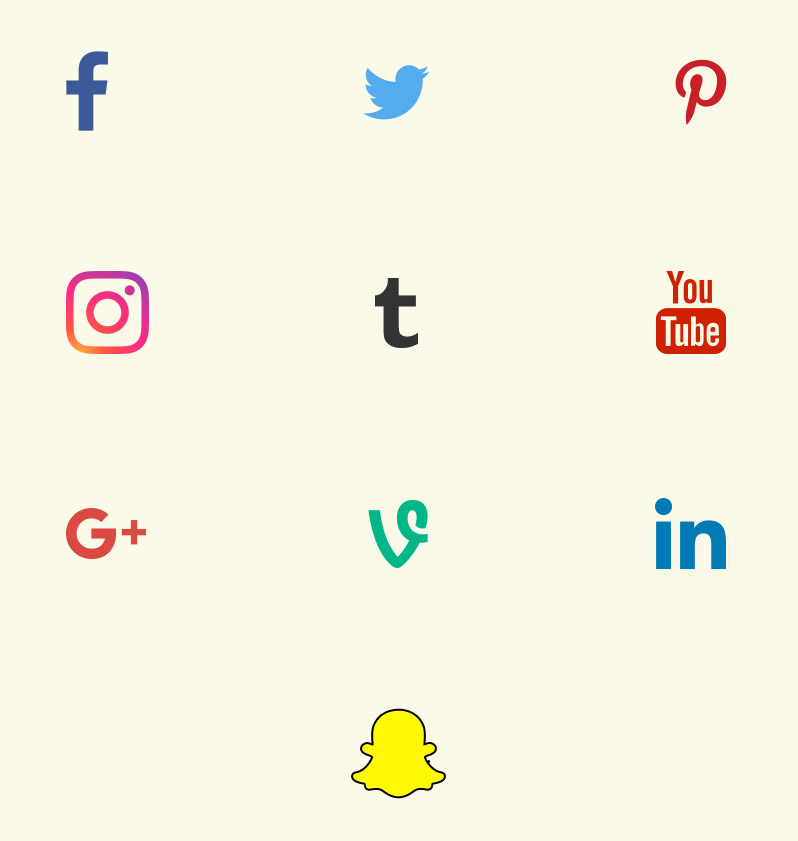 Social media icons 4