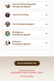 Islamic Help mobile responsive 2