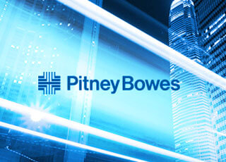 Pitney Bowes logo background
