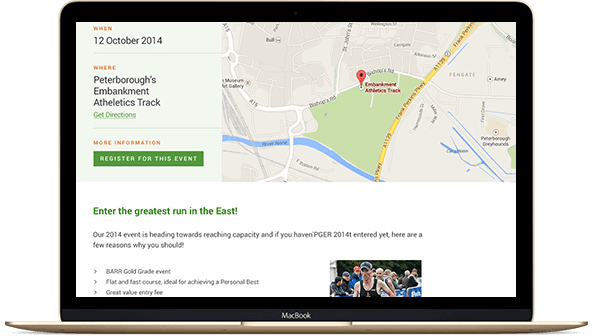 Localgov events search screenshot