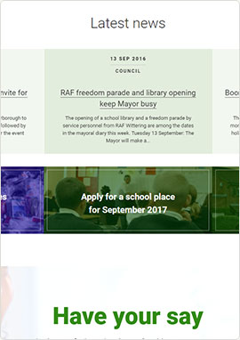 Multilingual website example screenshot
